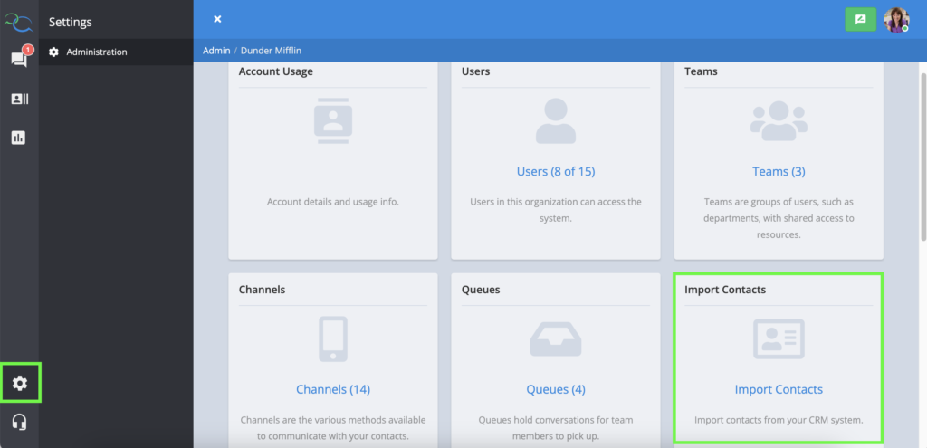 Importing Contacts - Captivated